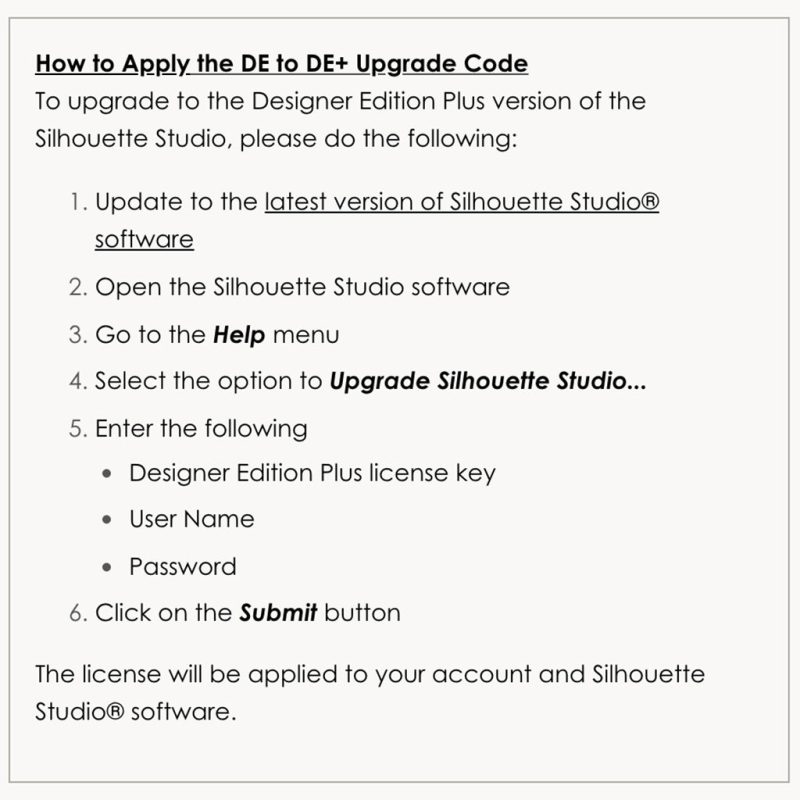 DEtoDE Upgradeinstructions