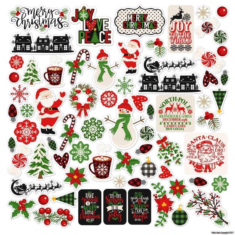 a cozy christmas die cuts 60 616