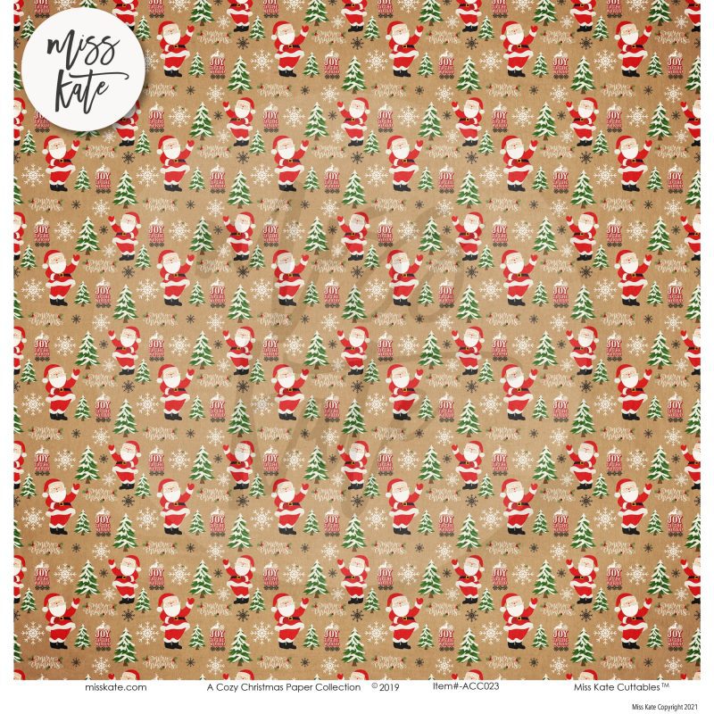 a cozy christmas paper sticker die cut kit 12x12 ds 551