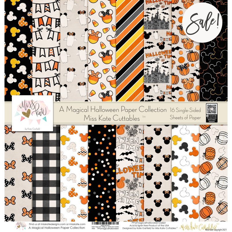 a magical halloween paper pack single sided 12x12 ss 186