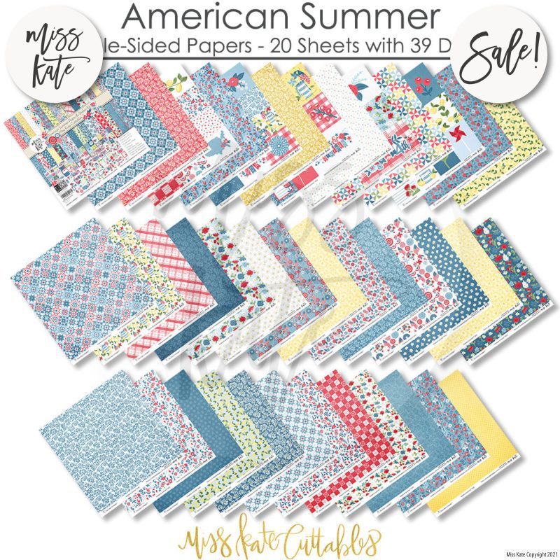 american summer paper sticker kit 12x12 ds 695