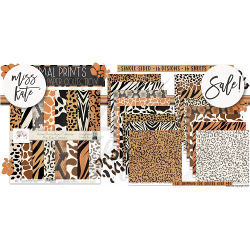 animal prints paper pack 12x12 ss 817