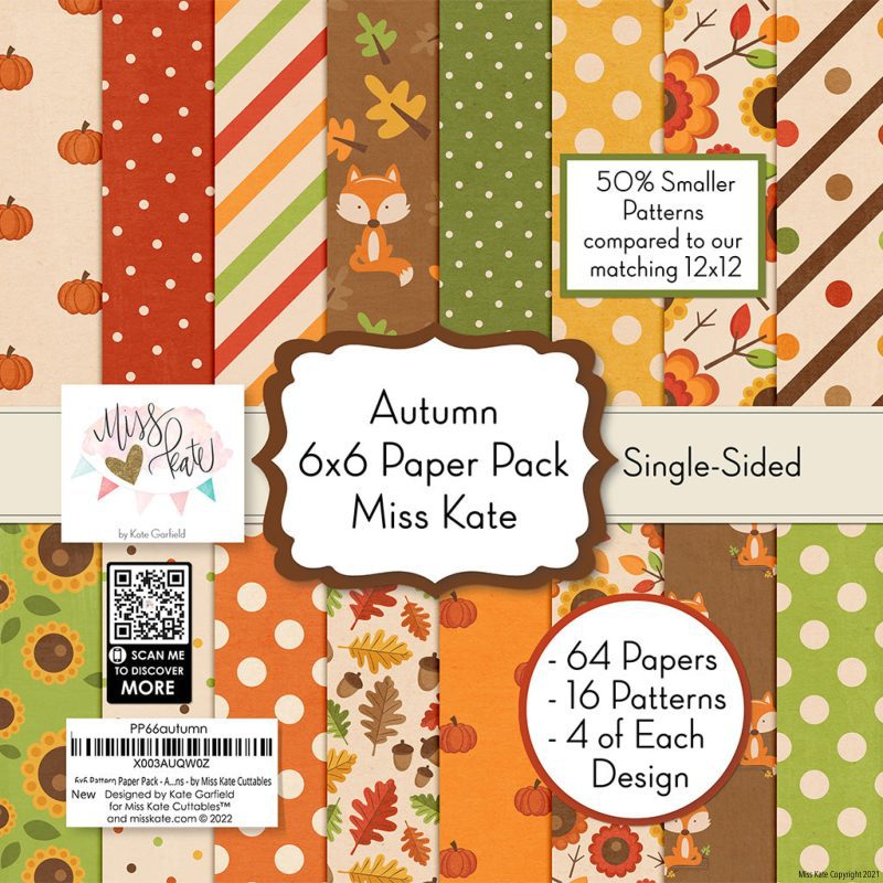 autumn 6x6 paper pack ss 823