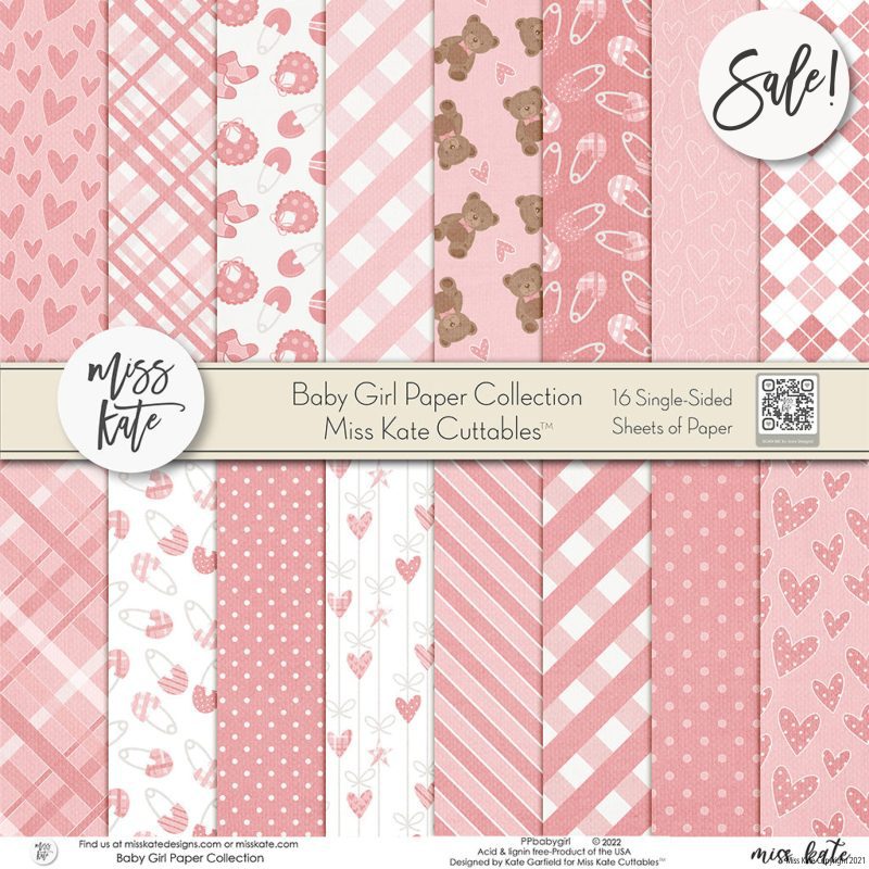 baby girl paper pack 12x12 ss 429