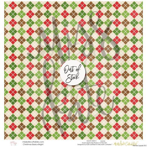 bargain bin christmas basics 6x6 paper pack ss 335