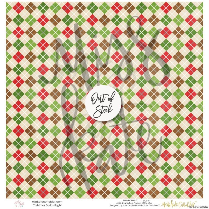 bargain bin christmas basics 6x6 paper pack ss 335