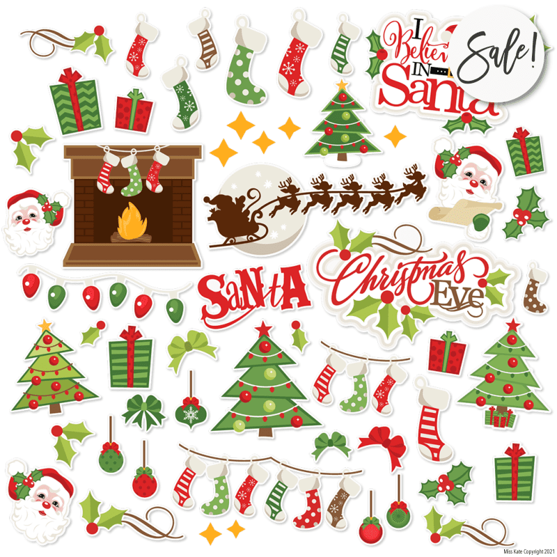 bargain bin christmas eve die cuts 60 229