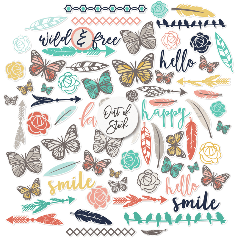 bargain bin free spirit die cuts 60 925