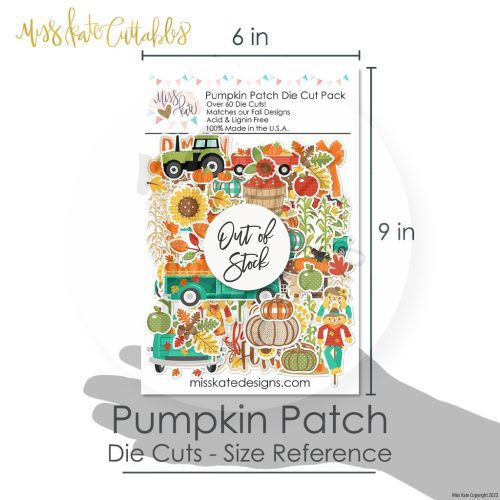 bargain bin pumpkin patch die cuts 60 846