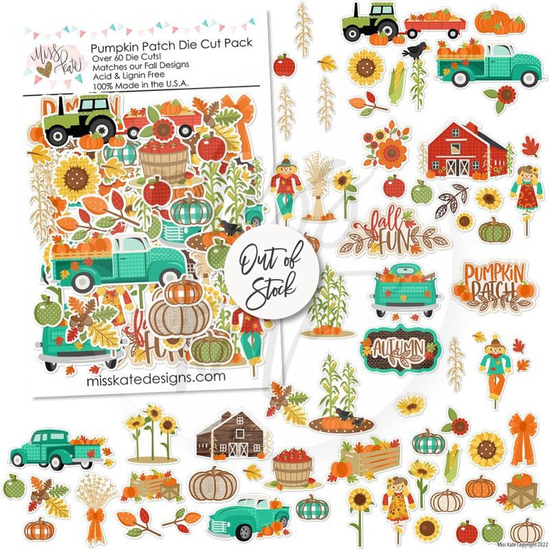 bargain bin pumpkin patch die cuts 60 995