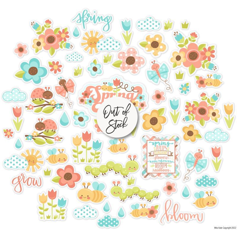 bargain bin spring has sprung die cuts 60 691