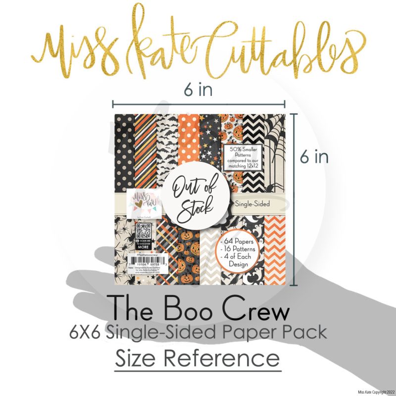 bargain bin the boo crew 6x6 paper pack ss 884