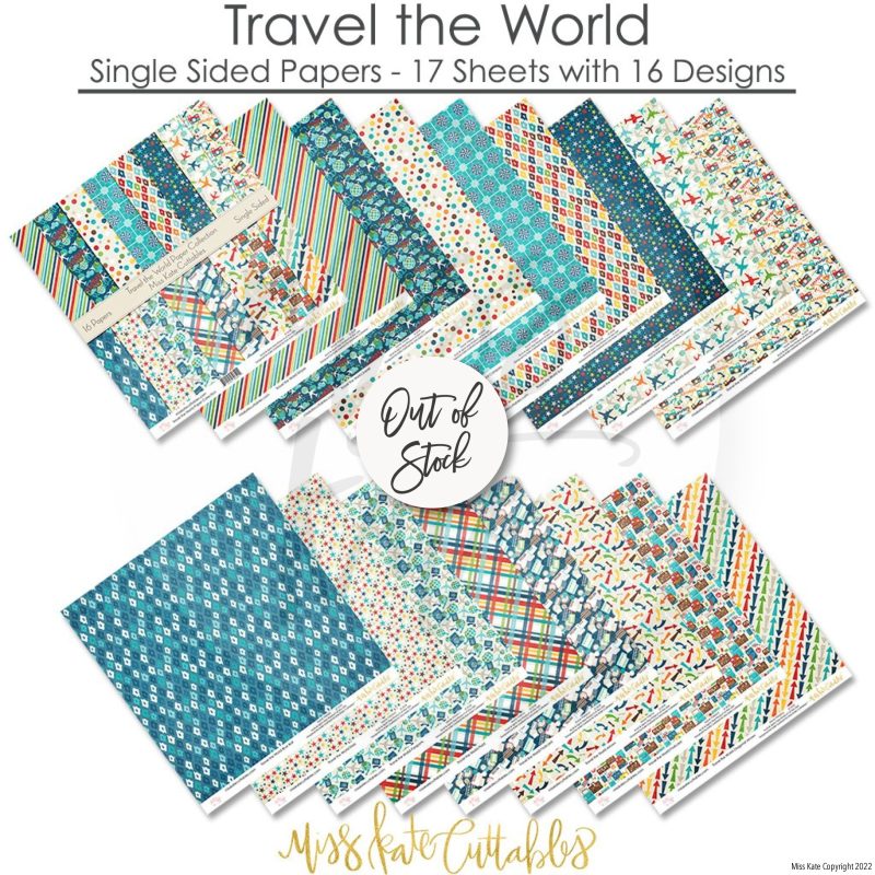 bargain bin travel the world paper pack 12x12 ss 747