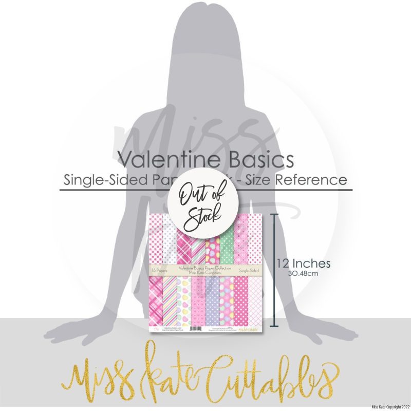 bargain bin valentine basics paper pack 12x12 ss 152