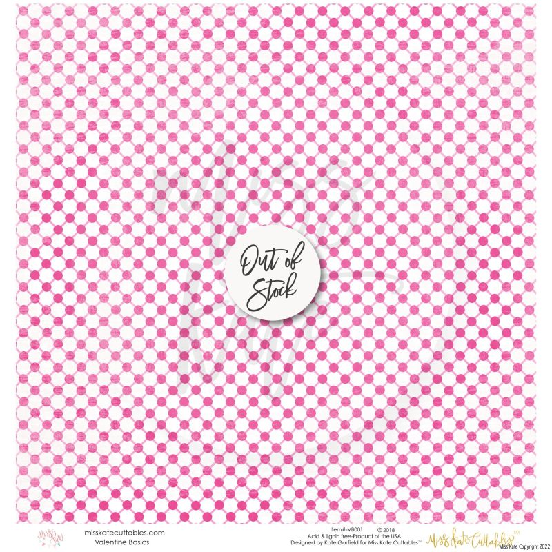 bargain bin valentine basics paper pack 12x12 ss 452