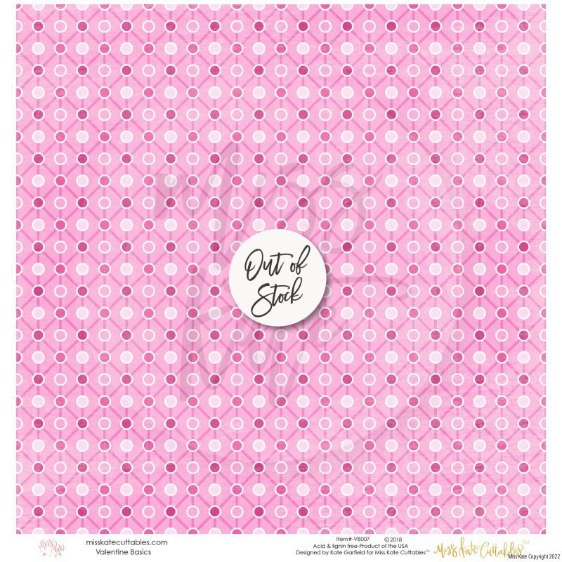 bargain bin valentine basics paper pack 12x12 ss 591