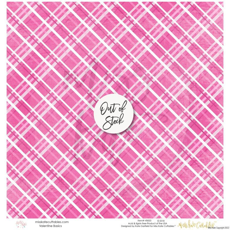 bargain bin valentine basics paper pack 12x12 ss 809