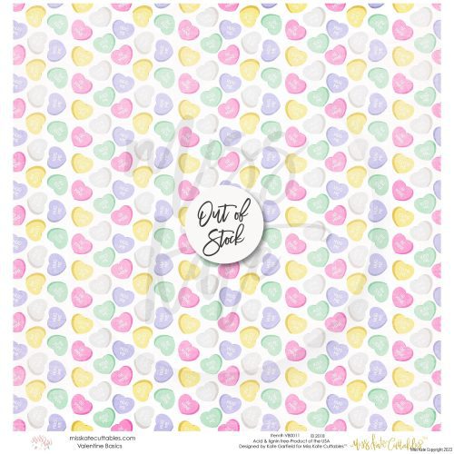 bargain bin valentine basics paper pack 12x12 ss 836