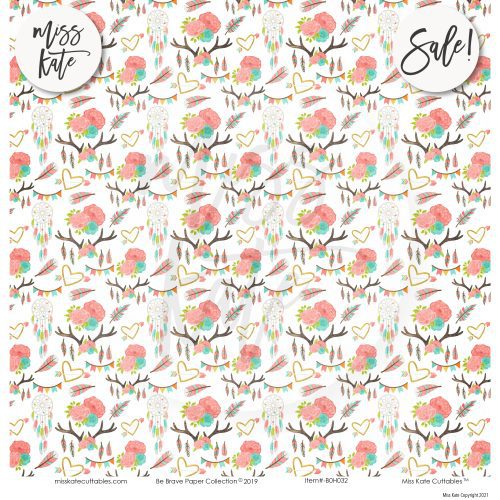 be brave paper sticker kit 12x12 ds 105