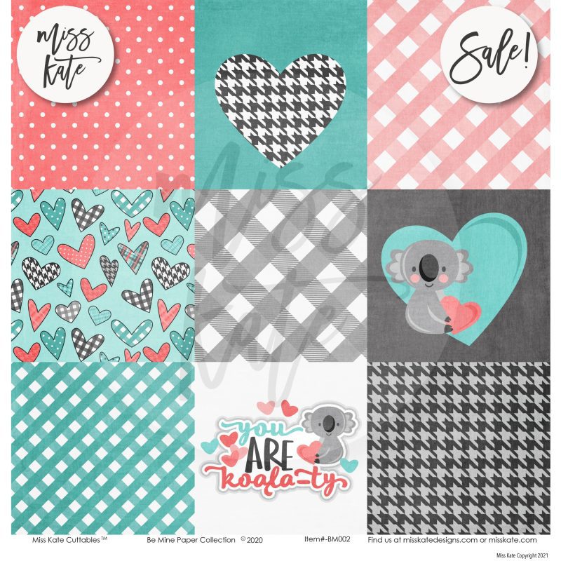 be mine for valentines day paper sticker kit 12x12 ds 604