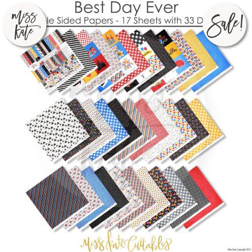 best day ever for disney double sided paper pack 12x12 ds 931