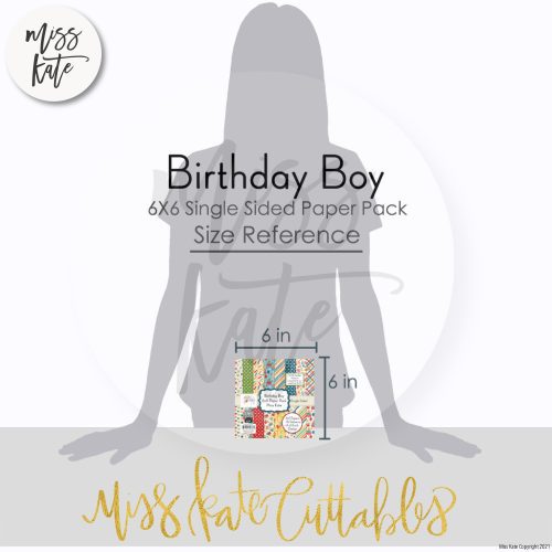 birthday boy 6x6 paper pack ss 300