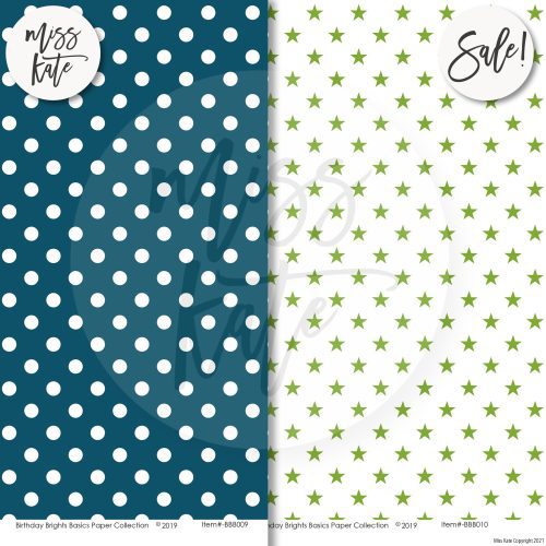 birthday brights basics double sided paper pack 12x12 ds 696