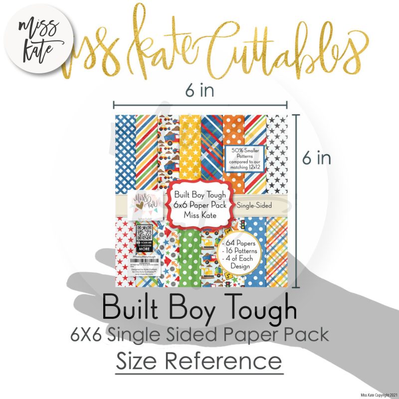 built boy tough 6x6 paper pack ss 349