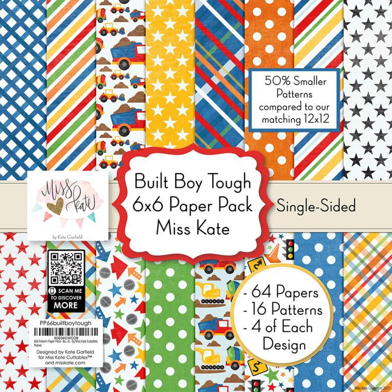 built boy tough 6x6 paper pack ss 351