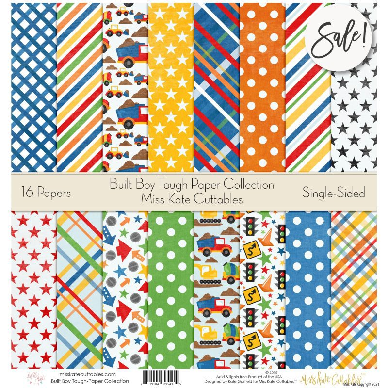 built boy tough paper pack 12x12 ss 281