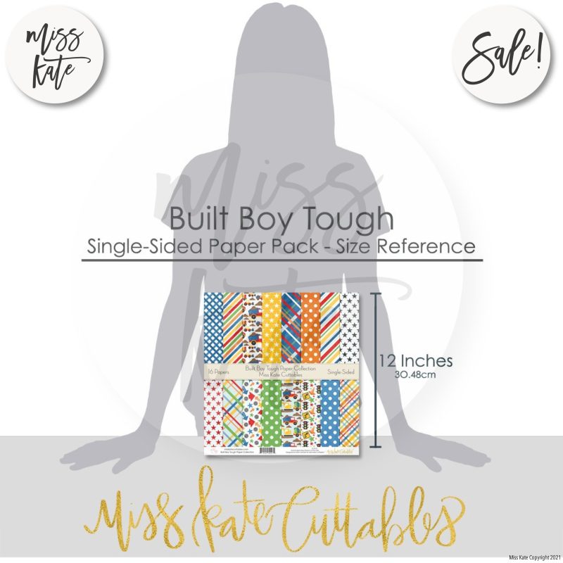 built boy tough paper pack 12x12 ss 639