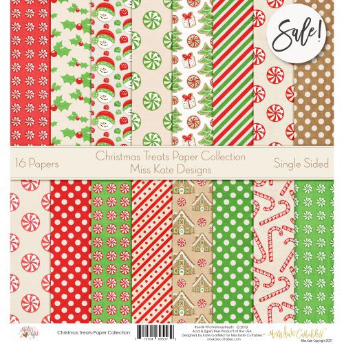 christmas treats paper pack 12x12 ss 396