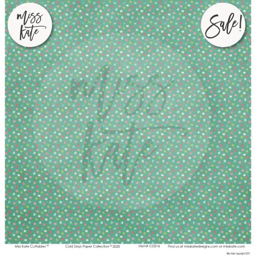 cold days paper sticker kit 12x12 ds 458