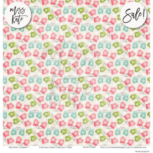 cold days paper sticker kit 12x12 ds 582