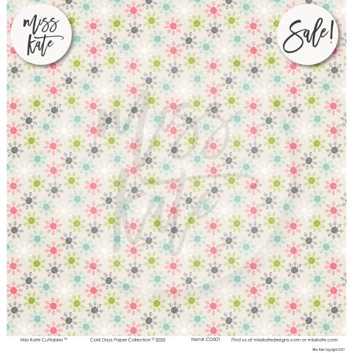 cold days paper sticker kit 12x12 ds 792