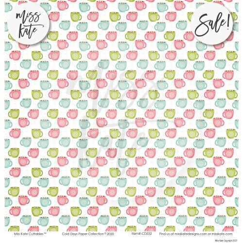 cold days paper sticker kit 12x12 ds 876