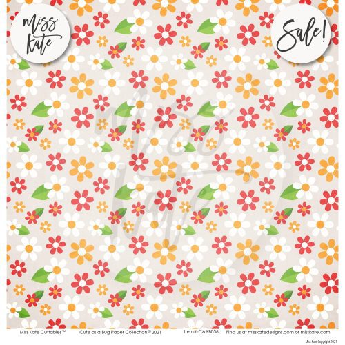 cute as a bug paper sticker kit 12x12 ds 613