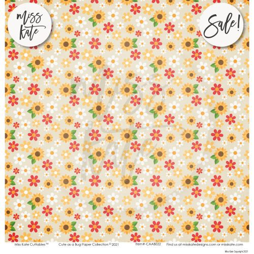 cute as a bug paper sticker kit 12x12 ds 958