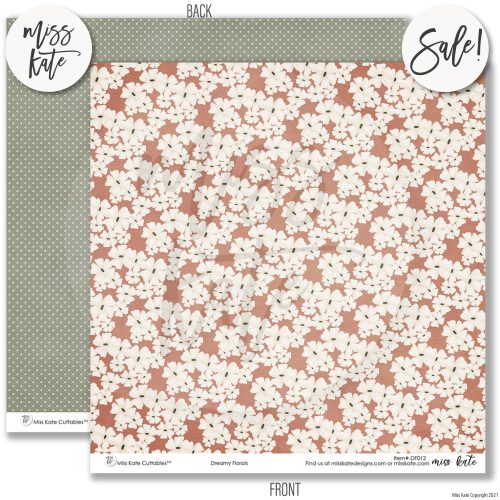 dreamy florals paper pack 12x12 ds 480