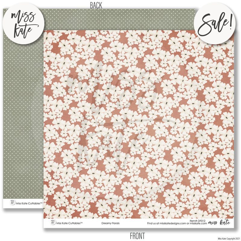 dreamy florals paper pack 12x12 ds 480