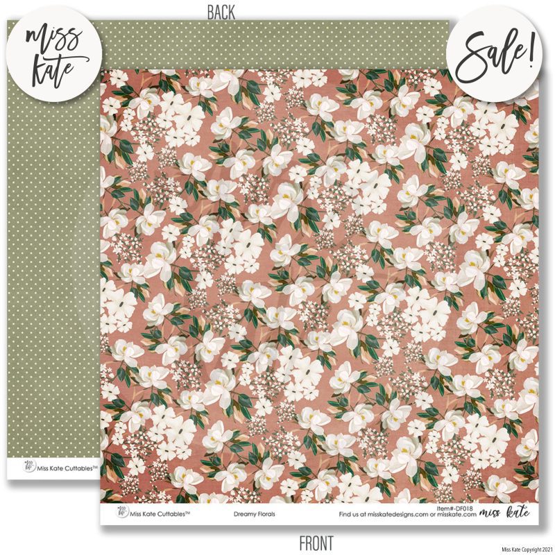 dreamy florals paper pack 12x12 ds 491