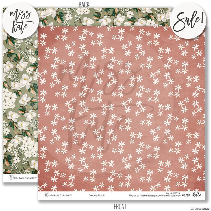 dreamy florals paper pack 12x12 ds 717