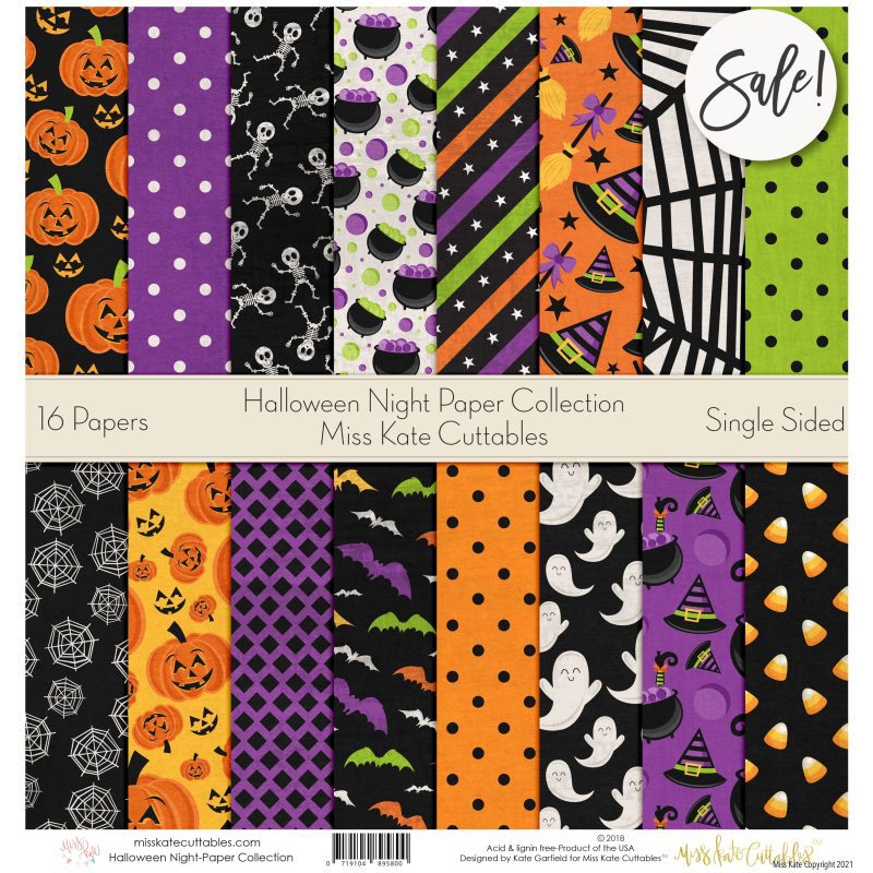 halloween night paper pack 12x12 ss 961