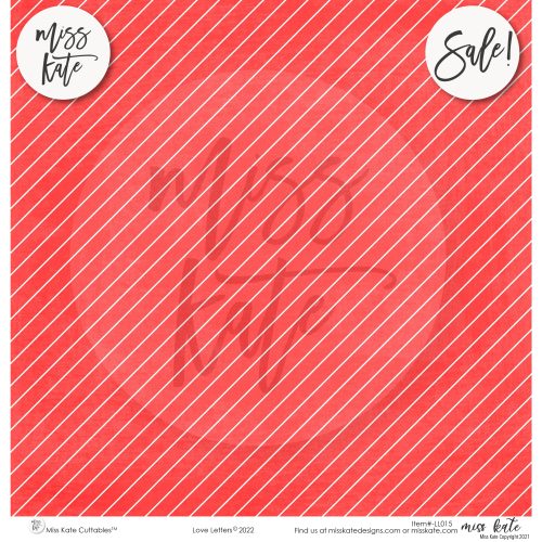 love letters paper sticker kit 12x12 ds 274