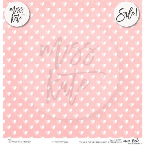 love letters paper sticker kit 12x12 ds 537