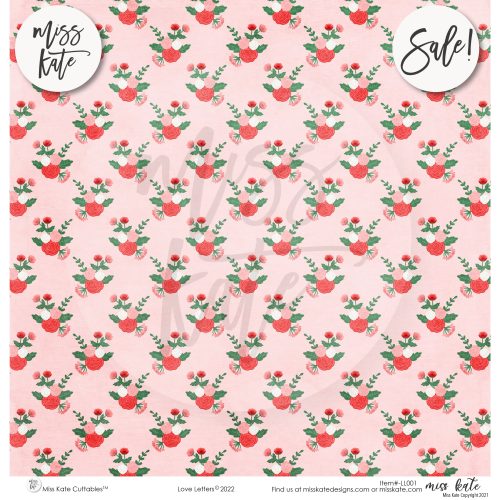 love letters paper sticker kit 12x12 ds 582