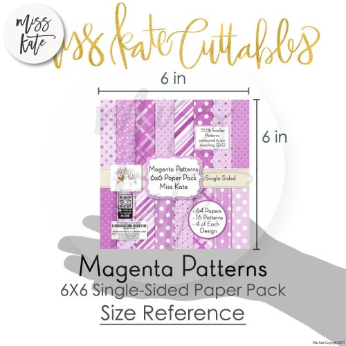 magenta patterns 6x6 paper pack ss 879