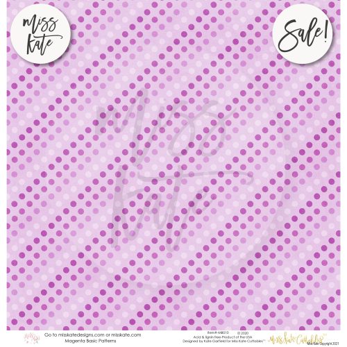 magenta patterns single sided paper pack 12x12 ss 140