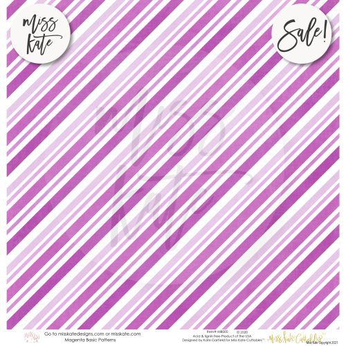 magenta patterns single sided paper pack 12x12 ss 177