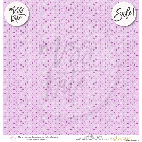 magenta patterns single sided paper pack 12x12 ss 213